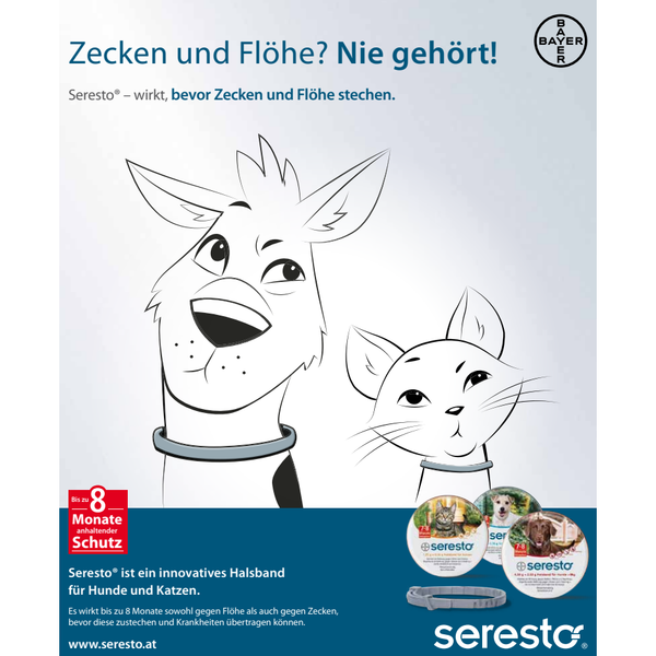 ZECKEN- & FLOHSCHUTZHALSBAND FÜR KATZEN