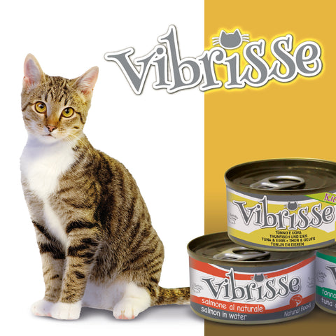 Vibrisse Natural Katzenfutter / Ergänzungsfutter - Verschiedene Geschmacksrichtungen - 70g