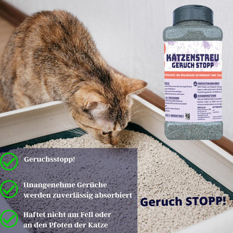 Zeolith - Katzenstreu Geruch STOPP