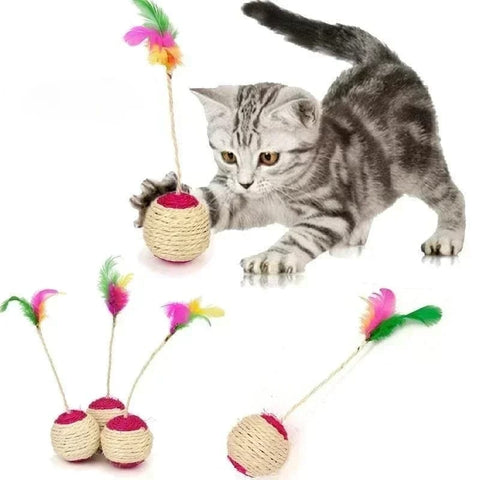Feder-Spielzeug für Katzen