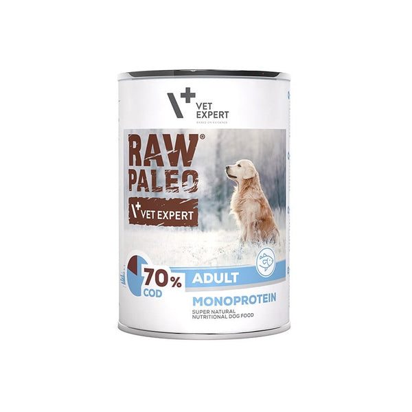 Hundenassfutter – Raw Paleo Adult Kabeljau