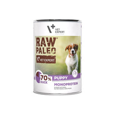 Hundenassfutter – Raw Paleo Puppy Ente