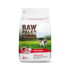 VETEXPERT Hundetrockenfutter – Raw Paleo Puppy Mini Rind 2,5kg