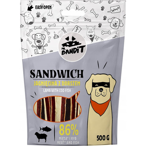 Mr. Bandit Sandwich Lamm mit Kabeljau