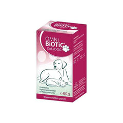 Omni Biotic Cat & Dog Pulver 60 g - Probiotika für Hunden & Katzen bei Verdauungsprobleme