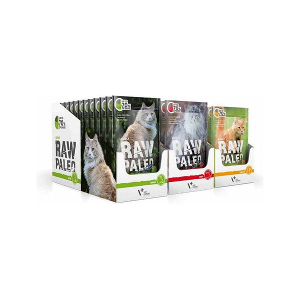 Starterpaket zum Kennenlernen – Raw Paleo Katze - Adult 3×12