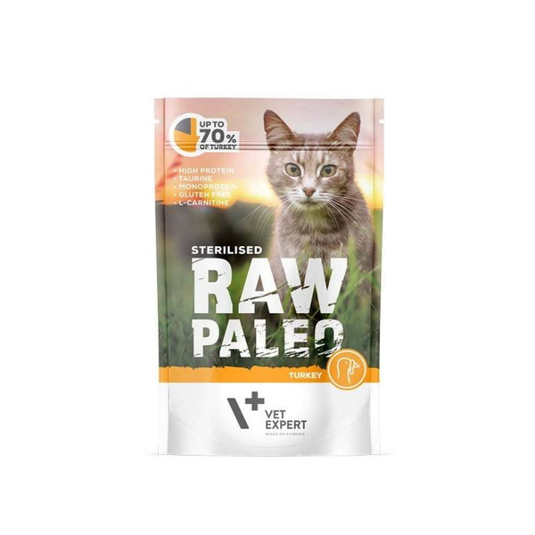 Raw Paleo Sterilised Truthahn - Katzenfutter