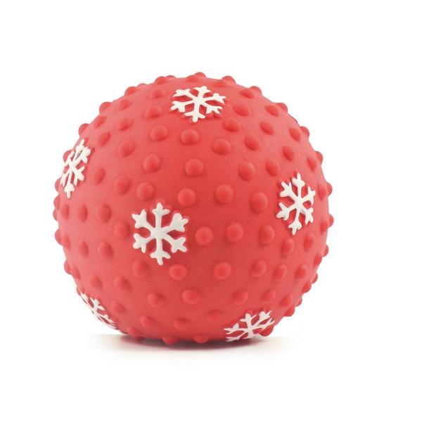 Weihnachtsspielzeug für Hunde - Latexball